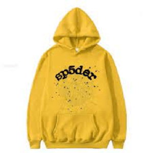 Hoodie for youth in yellow Sp5der 555