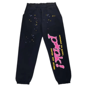 Sp5der Pink Sweatpants ‘Black’
