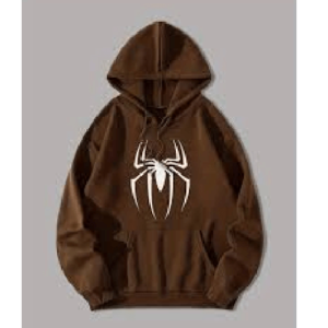 There are Sp5der and Brown hoodies on it
